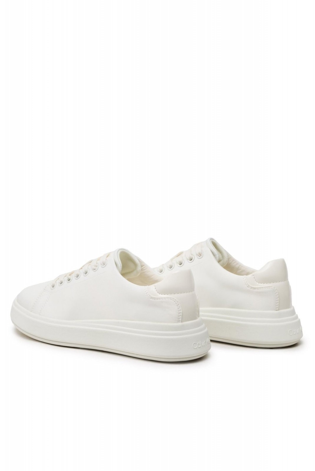 Sneakers basses monochrome Calvin klein YBJ Marshmallow HW0HW01426