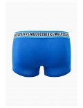 Bipack boxers stretch en coton Bikkembergs BLUE BKK1UTR08BI