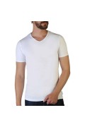 Bipack tshirts slim col V Bikkembergs WHITE BKK1UTS02BI