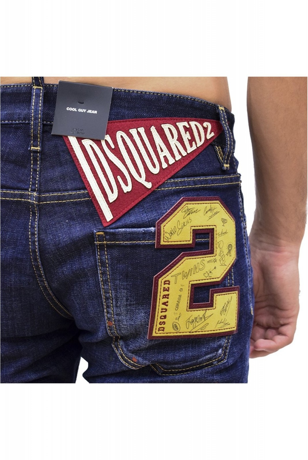 Jean stretch Cool Guy Dsquared2 470 DENIM S74LB0767