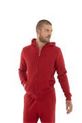 Sweat zippé molletonné Just Emporio DARK RED JE-520