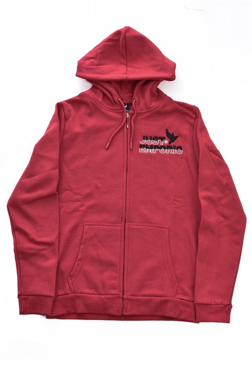 Sweat capuche zippé molletonné Just Emporio RED JE-ABEXON