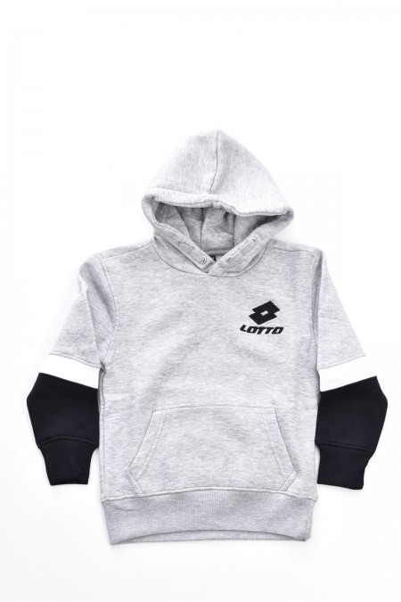 Sweat capuche petit logo Lotto Gris LOTTO217675