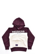 Sweat capuche logo Redskins Burgundy  R231022