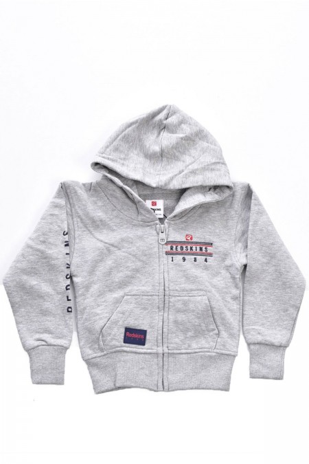 Sweat zippé capuche Redskins Gris R231031