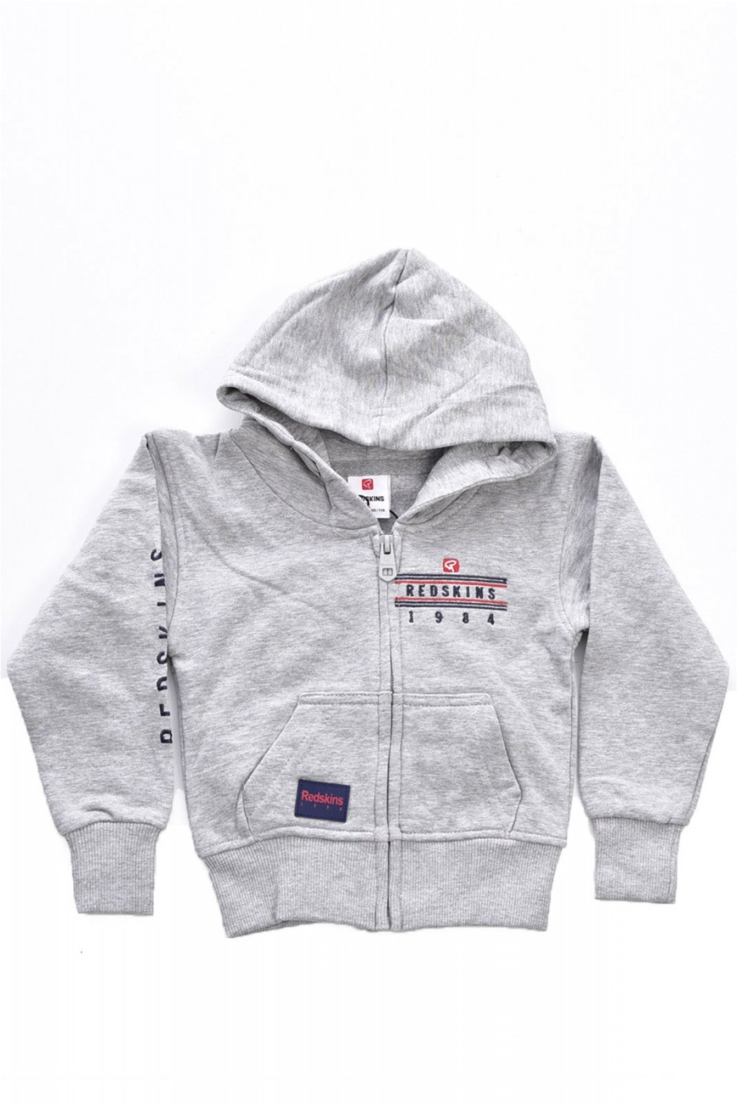 Sweat zippé capuche Redskins Gris R231031