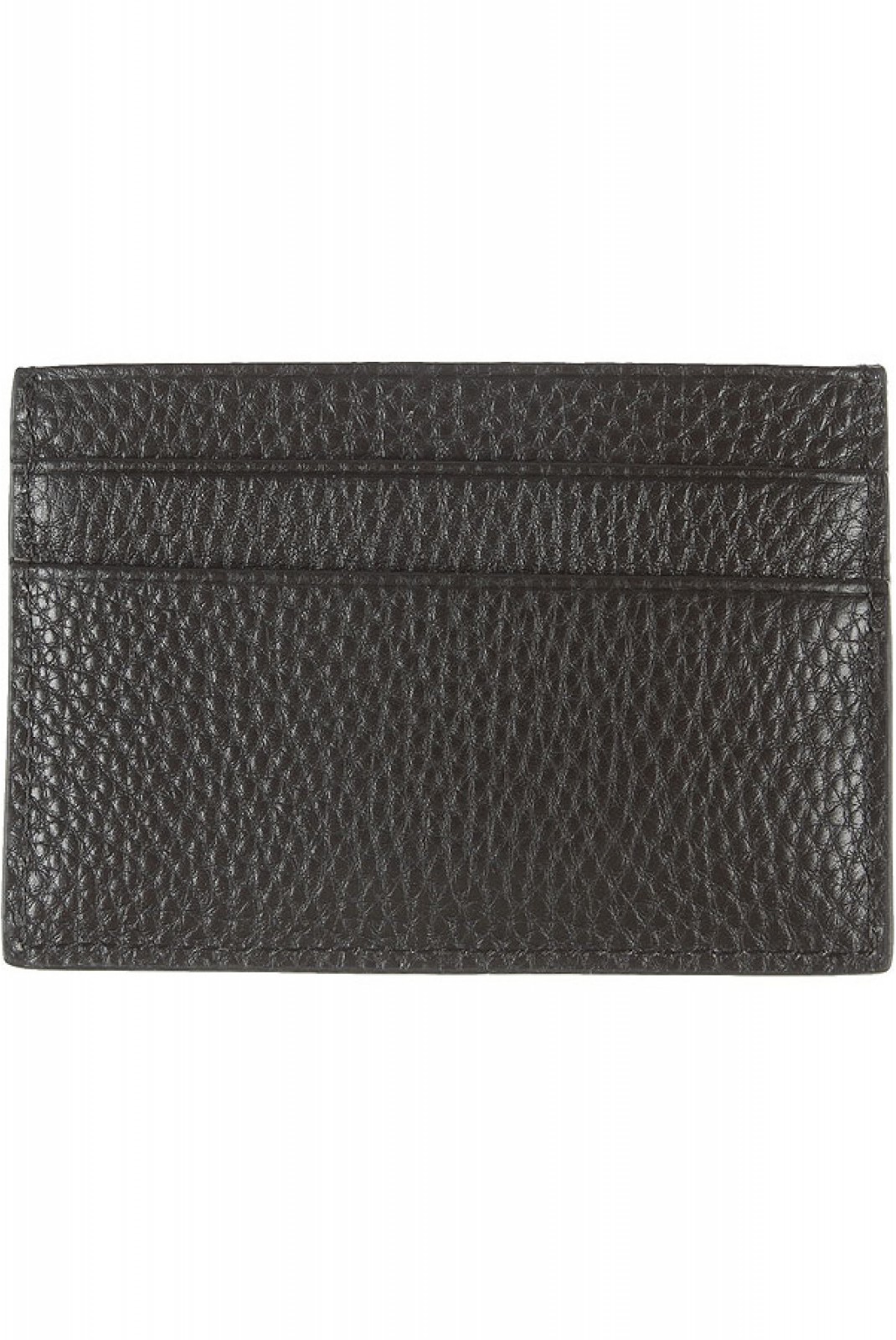 Porte cartes en cuir grainé Versace Jeans 899 BLACK 73YA5PX2 ZP114