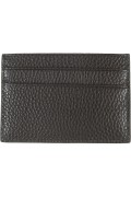 Porte cartes en cuir grainé Versace Jeans 899 BLACK 73YA5PX2 ZP114