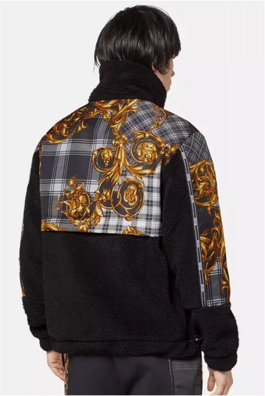 Veste molletonnée à motif Versace Jeans G80 BLACK GOLD 71GAS412 NS018