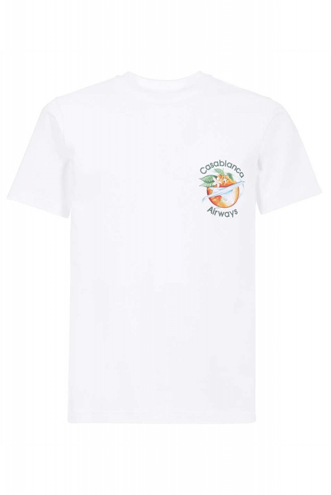 TShirt logo printé dos Casa blanca WHITE/JERSEY MF22-JTS-001-02