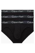 Lot de 3 slips stretch Calvin klein 7V1 BLACK 000NB2969A