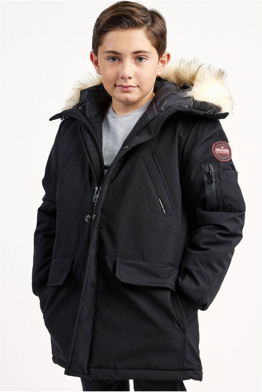 Parka à capuche Redskins BLACK 7812