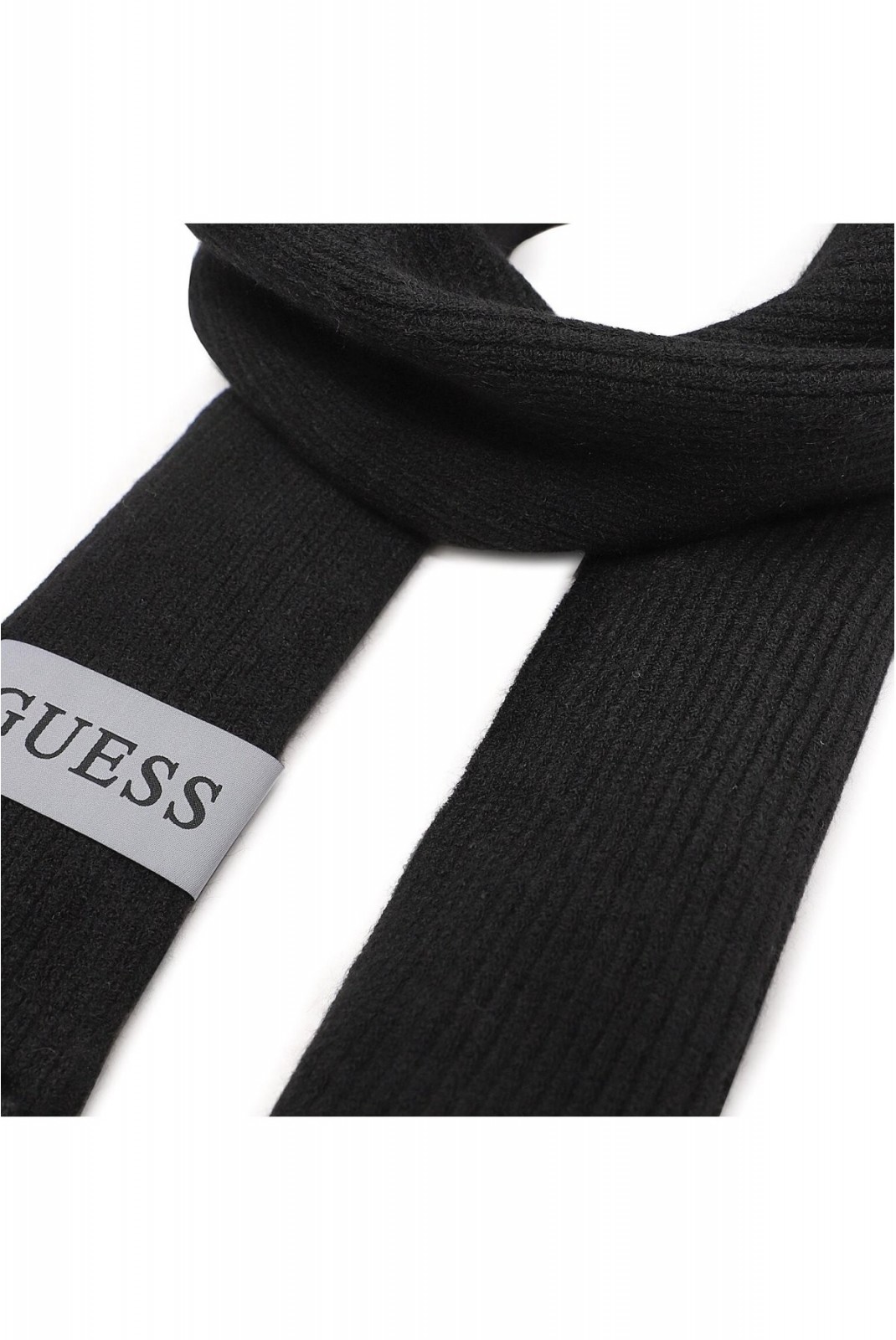 Echarpe à frange Guess jeans BLACK AW9961 WOL03