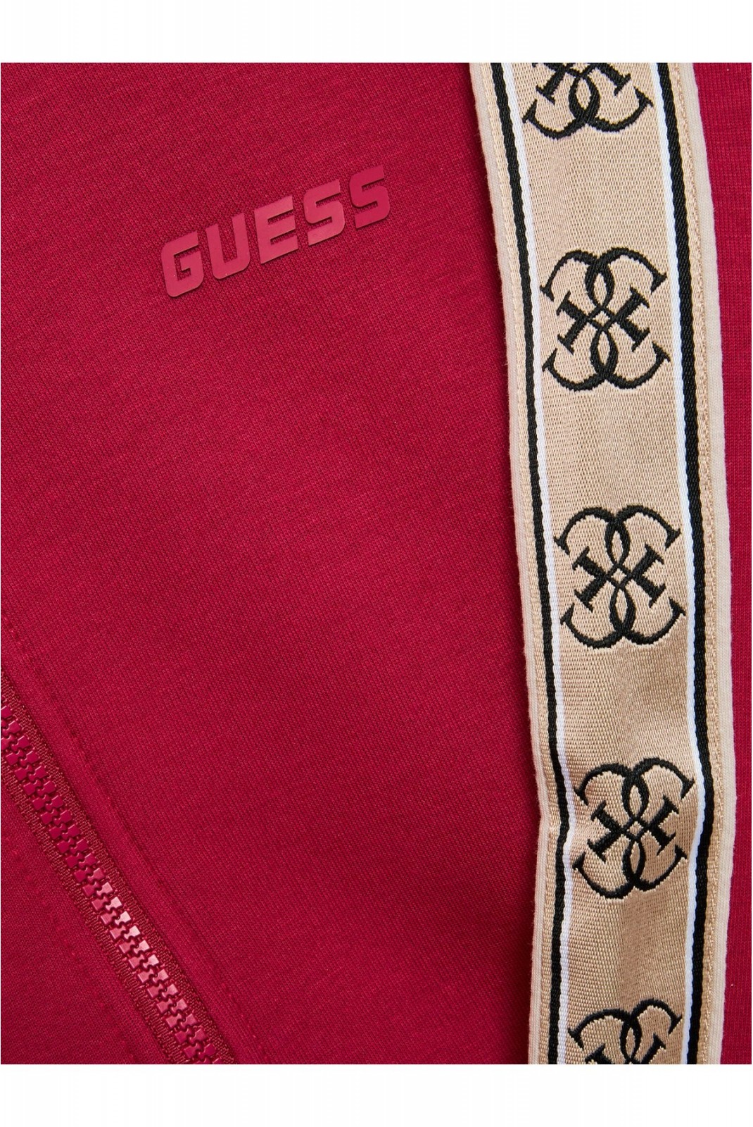 Sweat zippé Guess jeans A40K MID MAGENTA J2YQ06 KB3P2