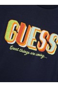 TShirt logo brodé Guess jeans G7V2 SMART BLUE L3YI08 K8HM4