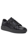 Sneakers cuir logo embossé Calvin klein 0GU Lux Mono HM0HM01277