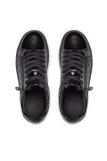 Sneakers cuir logo embossé Calvin klein 0GU Lux Mono HM0HM01277