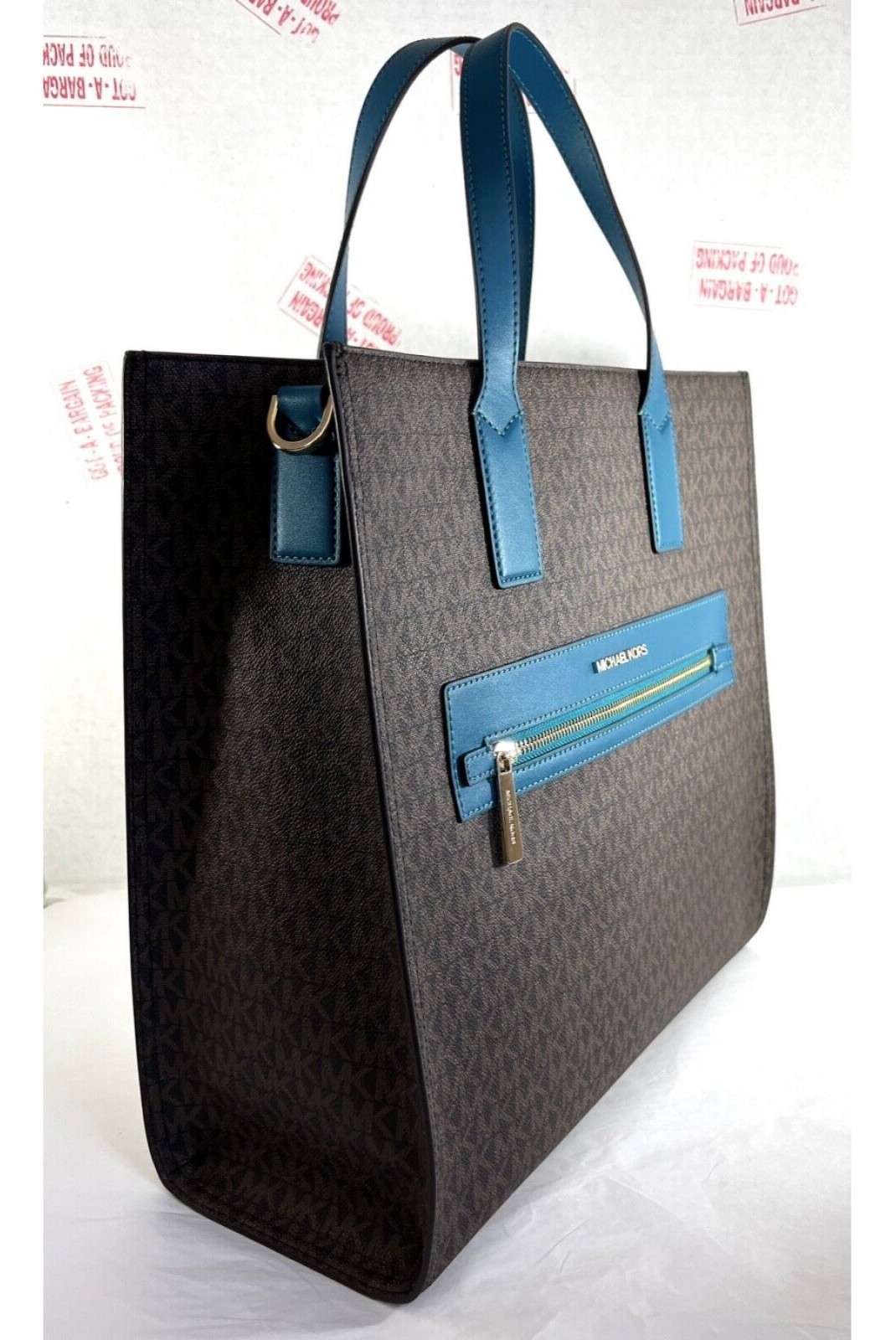 Sac cabas toile enduite Kenly Michael Kors LAGOON 35T0GY9T3B