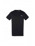 TShirt coton logo brodé Schott BLACK TSCREWEMB