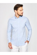 Chemise logo brodé La martina 7032 cornflower blue CCMC03-OX014