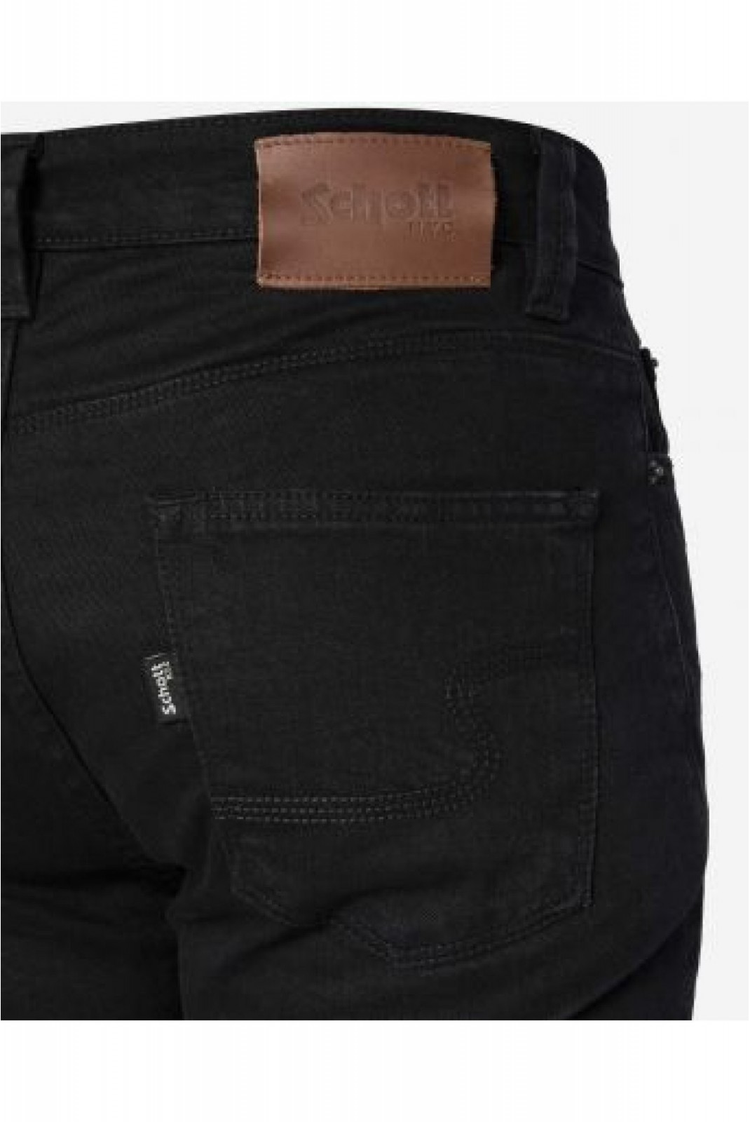 Jean droit 100% coton  Schott BLACK TRD1928