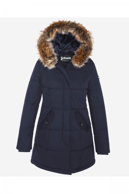 Parka chaude capuche amovible Sophie Schott NAVY JKTSOPHIEW