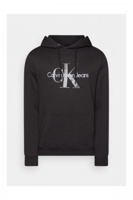 Sweat à capuche en coton bio  Calvin klein 0GQ CK BLACK J30J320805