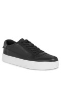 Sneakers basses cuir Calvin klein 0GO Black/Magnet HM0HM01254