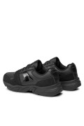 Baskets Tennis Retro cuir Calvin klein 0GT Triple Black YM0YM00745