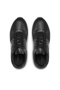 Baskets Tennis Retro cuir Calvin klein 0GT Triple Black YM0YM00745