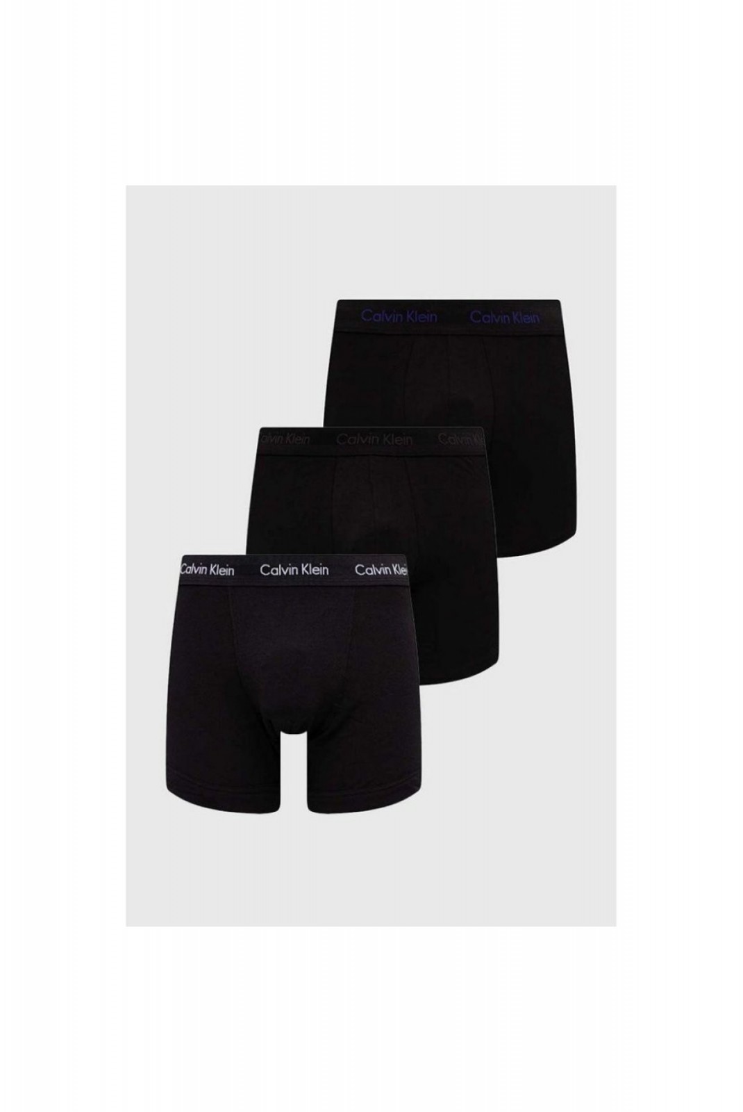 Tripack boxers coton stretch Calvin klein H4W B- PHTM GREY, SPCBLU, VPRS GREY LG 000NB1770A