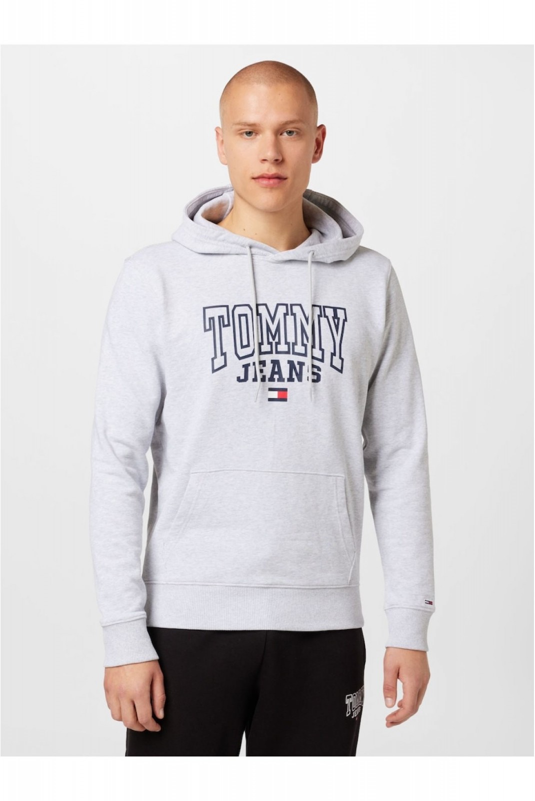 Sweat gros logo Tommy Hilfiger PJ4 GRIGIO DM0DM16792