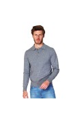 Pull col polo WILLIAM DE FAYE FLANELLE WFM90