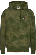 Sweat capuche effet délavé Tommy Jeans GSB Dark Army DM0DM17790