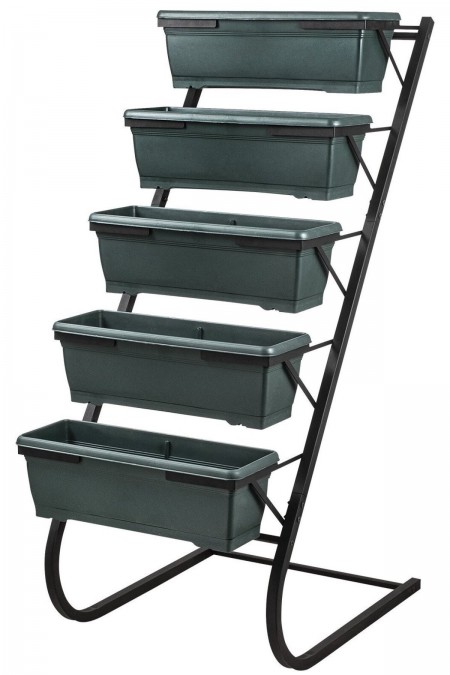 Jardinière - RS-001 - Dark Green / Black - 596BUE9101 FURNITURE & GARDEN ESSENTIALS  596BUE9101