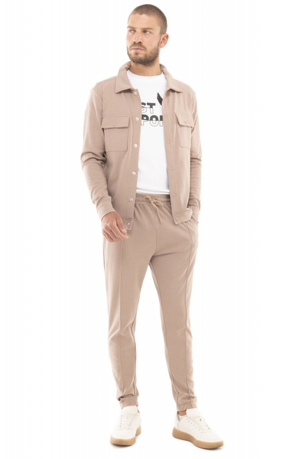 Ensemble veste et pantalon mi-saison Just Emporio LIGHT BROWN JE-JAVEYRON