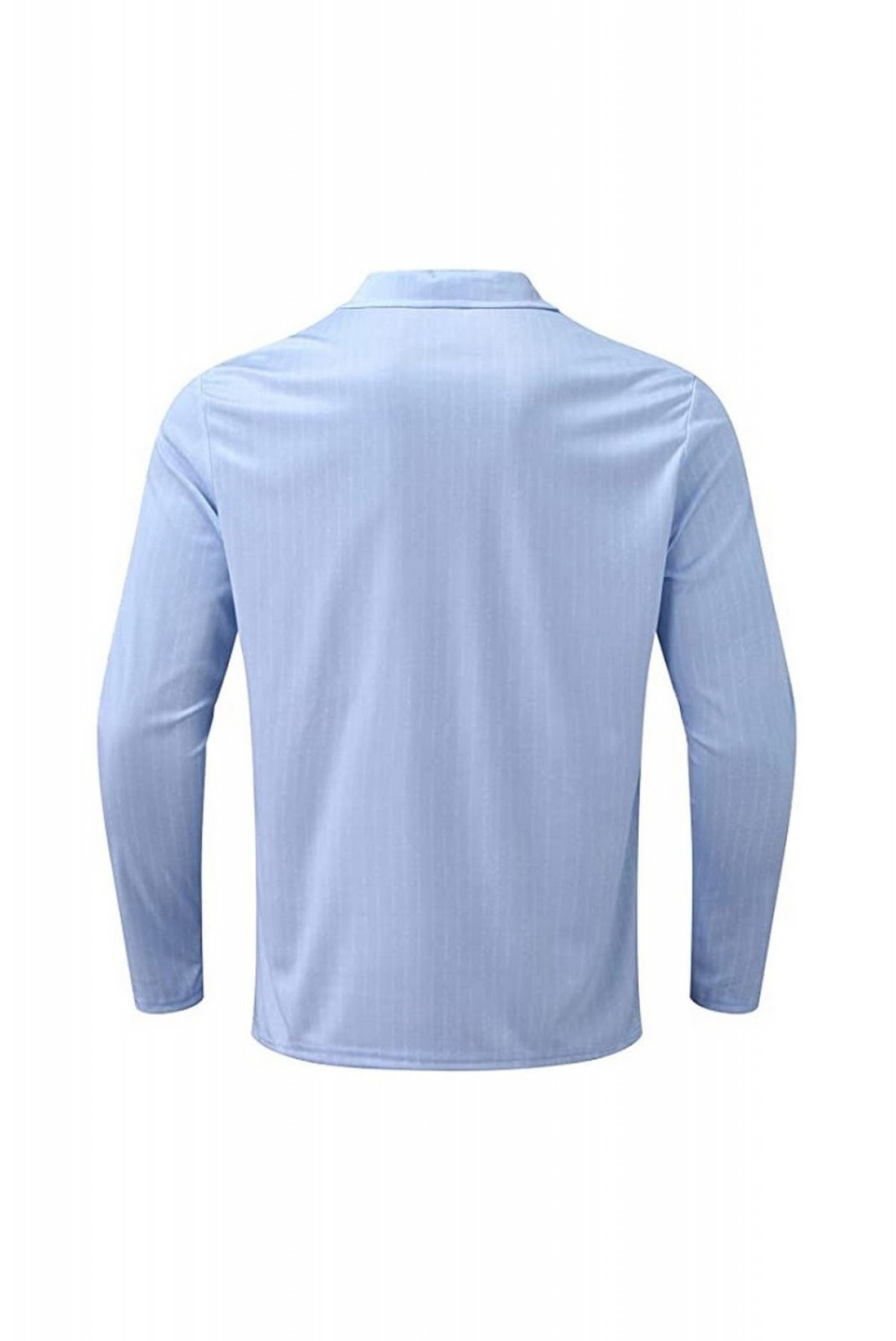 Polo ML stretch col zippé BETINNO MASSI LIGHT_BLUE AL654044144448