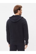 Sweat léger zippé texturé Tommy Hilfiger P5Q Dark Grey Ht UM0UM03011