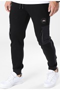 Jogging ajusté stretch poches Fozzi Helvetica BLACK FOZZI2