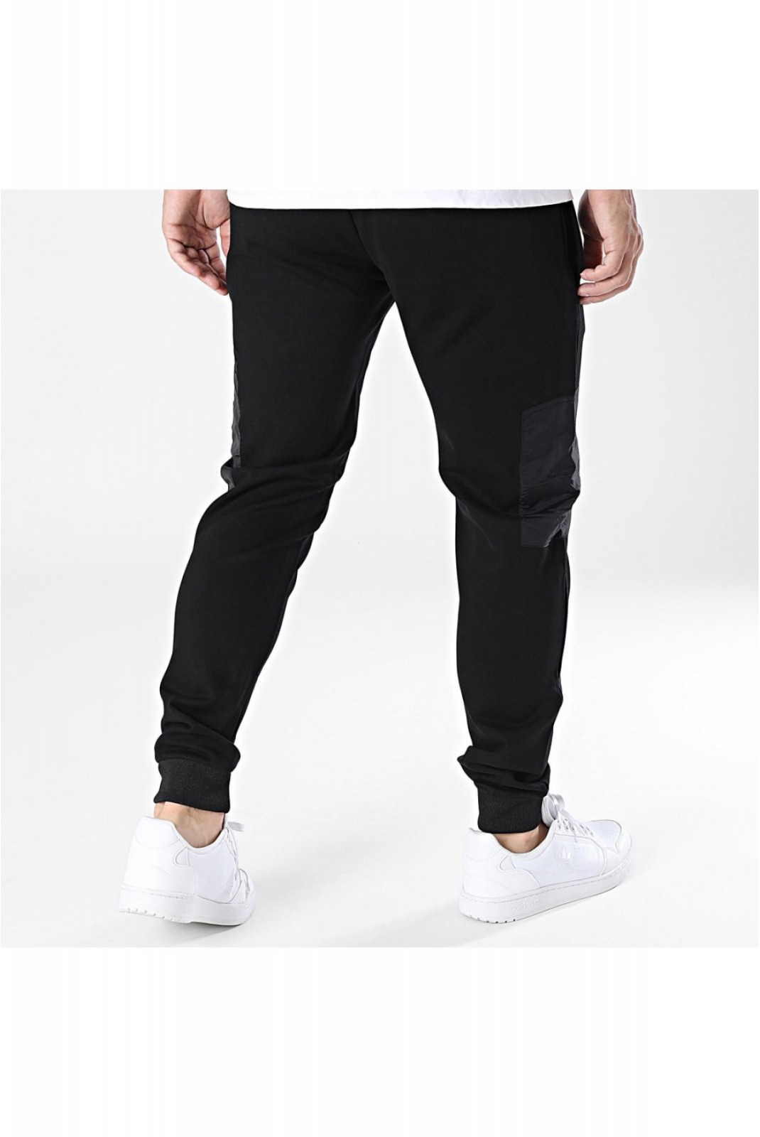 Jogging ajusté stretch poches Fozzi Helvetica BLACK FOZZI2