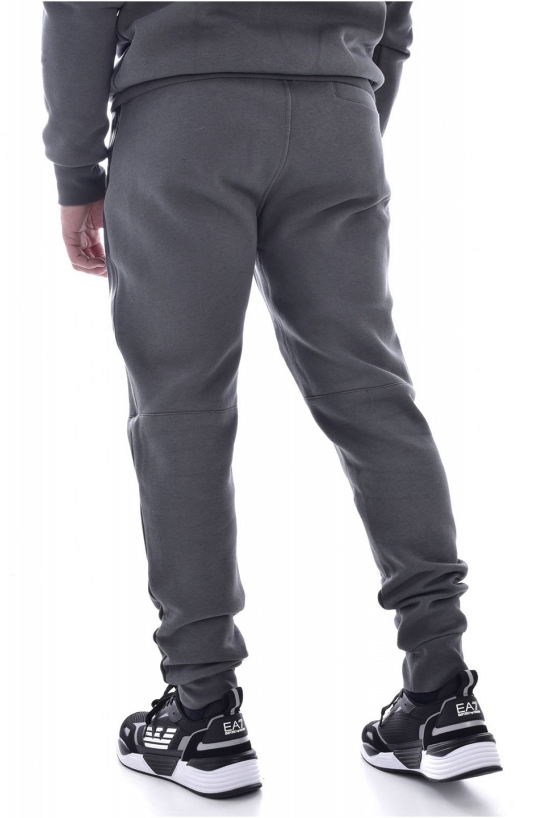 Jogging molletonné gros logo Helvetica DARK GREY GAWLER2