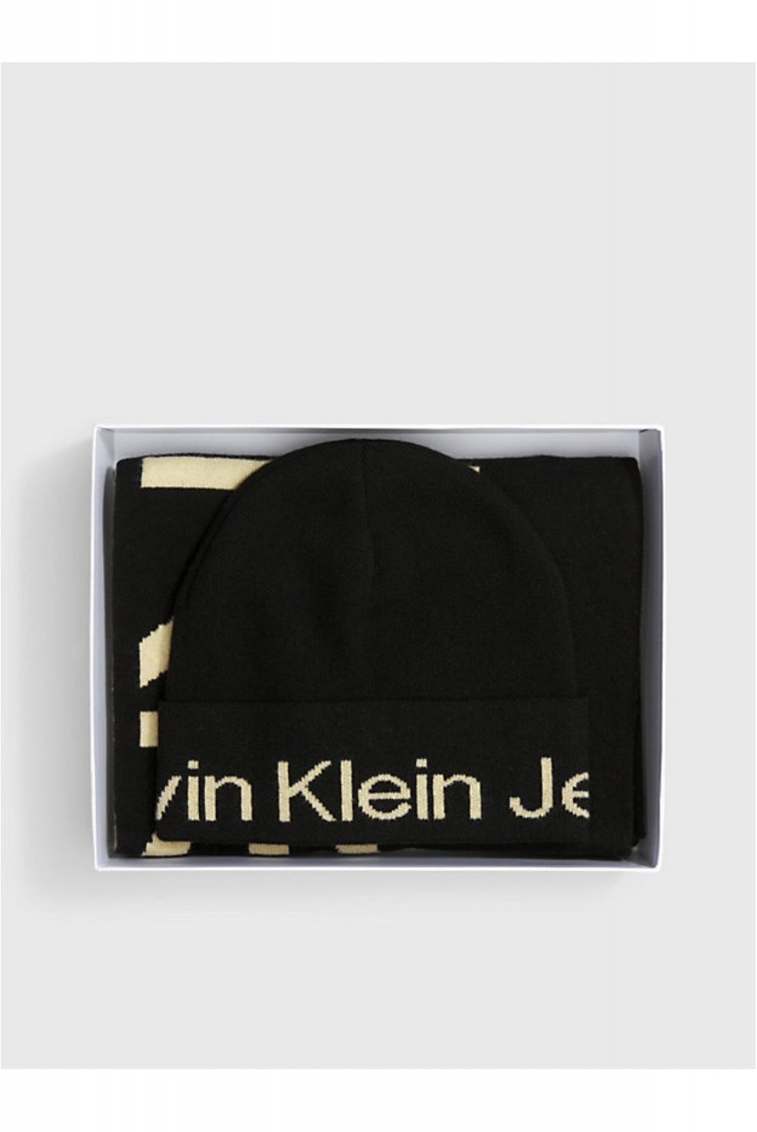 Coffret écharpe bonnet Calvin klein BDS Black K60K611421