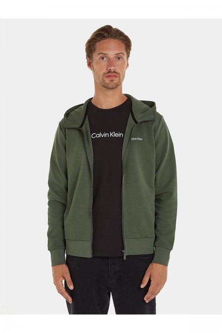 Sweat zippé capuche Calvin klein LLP Thyme K10K111873