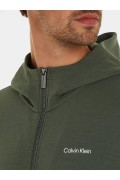 Sweat zippé capuche Calvin klein LLP Thyme K10K111873