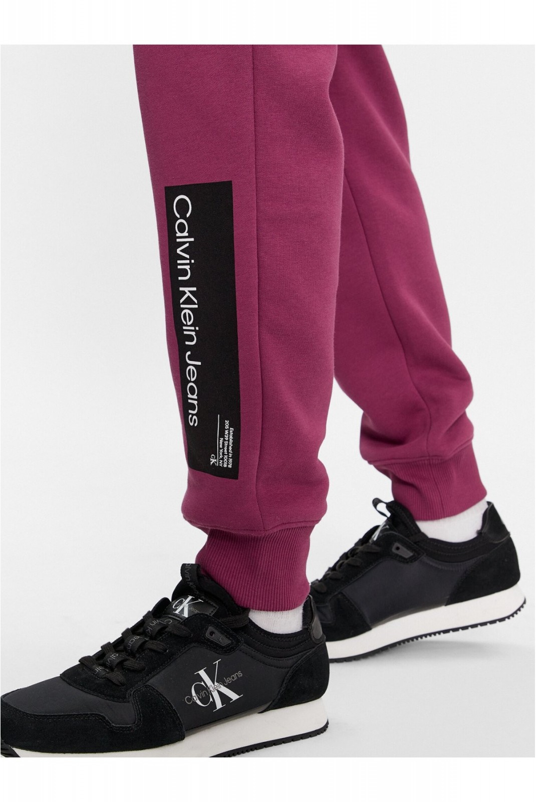 Pantalon jogging molletoné Calvin klein VAC Amaranth J30J324053