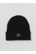 Bonnet laine patch logo Calvin klein BEH Black K50K511743