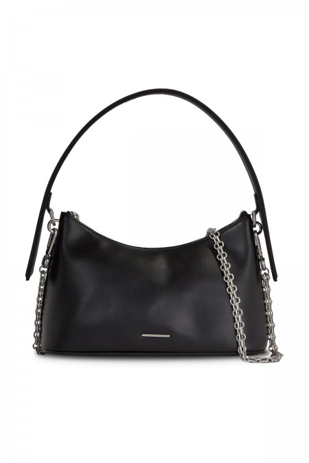 Sac chainette cuir PU Calvin klein BAX Ck Black K60K611066