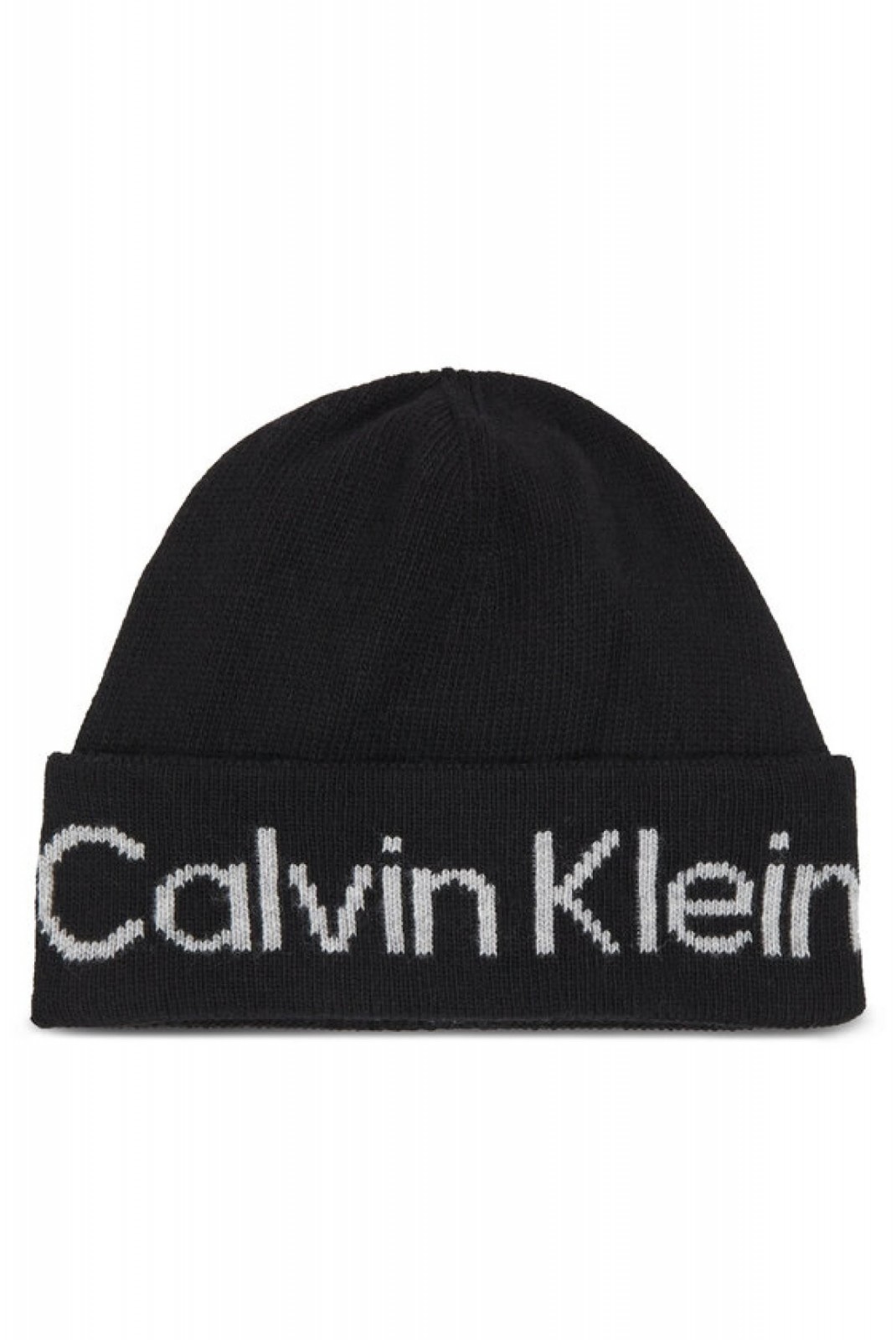 Bonnet laine cachemire Calvin klein BAX Ck Black K60K611151