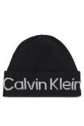 Bonnet laine cachemire Calvin klein BAX Ck Black K60K611151