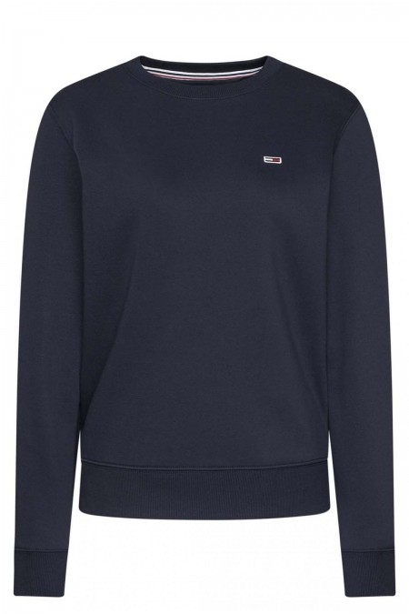 Sweat regular logo brodé Tommy Jeans C87 Twilight Navy DW0DW09227